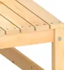 vidaXL 2-tlg. Garten-Lounge-Set Massivholz Kiefer Produktbild-Vorschau 3