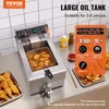 VEVOR kommerzielle Fritteuse, 1500 W elektrische Fritteuse Produktbild-Vorschau 2