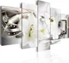 Wandbilder Abstrakt Blumen 200x100 cm 5 tlg – Moderne Produktbild-Vorschau 1