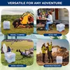 SereneLife Camping Toilet Chemical-15L, cestovní toaleta s Náhled obrázku produktu 7