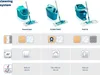 A comparison chart showing three different Leifheit cleaning systems with their features and specifications. Náhľad obrázku produktu