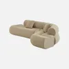 sweeek - Organisches 3-Sitzer-Ecksofa mit strukturiertem Produktbild-Vorschau 11