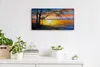 Leinwand Uhr Küche Wohnzimmer Bild Kunstdruck 60x30 Gemälde Produktbild-Vorschau 3
