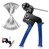 Metall-Bindepistol-Set mit 100 Edelstahl-Kabelbindern 4,6 x 300 mm Productafbeelding-voorbeeld
