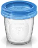 A single Philips Avent storage cup with a blue lid. Náhled obrázku produktu