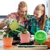 10 Stück Blumentopf mit Untersetzer, 14cm Pflanztopf Produktbild-Vorschau 3