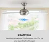 Klarstein Bolero - 2-in-1-Deckenventilator 134cm Produktbild-Vorschau 5