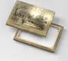 Skizze - Park und Bäume in Sepia – Leinwandbild Wandbild – Produktbild-Vorschau 5