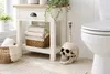 Toilettenbürstenhalter Totenkopf Skull 31,5cm Dekoration Produktbild-Vorschau 2