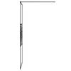 vidaXL Sprchová zástěna pro sprchový kout černá 80x195 cm Náhled obrázku produktu 4