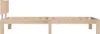 vidaXL vidaXL - Cadre de lit - massif - pin - 90x200 - cm Voir les images du produit 5