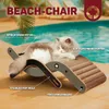 Design-Kratzmöbel Beach Chair · grau · Kratzbrett Produktbild-Vorschau 2