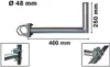 Mastausleger Stahl 40 cm Geländerhalter Sat Antenne Produktbild-Vorschau 5