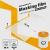 A product image showing masking film with dimensions and branding. Produktbild-Vorschau
