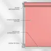 Roleta Estika bez vrtání – 65 cm x 150 cm – Korálová – Náhled obrázku produktu 3