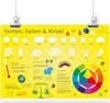 Kinder Lernposter Formen, Farben & Körper - Größe: DIN A2 - Produktbild-Vorschau 1