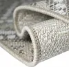 In- & Outdoor Teppich Sisal Optik mit Rautenmustern beige Produktbild-Vorschau 6