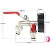 A product shot of an IBC adapter with dimensions indicated. Produktbild-Vorschau