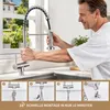 Homelody Vorfenster Küchenarmatur 90° Faltbar 360° Drehbare Produktbild-Vorschau 10