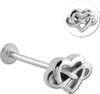 viva-adorno 1,0mm Labret Lippen Tragus Helix Piercing Produktbild-Vorschau 3