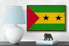 Holzschild Flagge São Tomé und Príncipe 18x12cm Retro Flag Produktbild-Vorschau 5