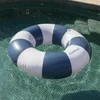 Schwimmring Große Vichy PVC Blau Produktbild-Vorschau 5