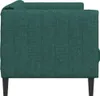 vidaXL Sofa 3-Sitzer Dunkelgrün Stoff Produktbild-Vorschau 6