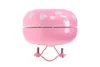 Fahrrad Retro Klingel Ding Dong Rosa mit weissen Herzen Produktbild-Vorschau 2