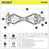 RIDEX 13D0581 Antriebswelle Vorne Rechts für VW PASSAT Produktbild-Vorschau 7