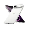 Two iPhones are shown, one in the foreground and one in the background, both with transparent cases. Produktbild-Vorschau
