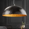 Design Hängeleuchte GLOW schwarz gold 70 cm Lampe Produktbild-Vorschau 1