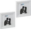 Set di 2 cornici Relaxdays, 25x25 cm, quadrate, cornici da Anteprima dell’immagine prodotto 1