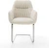 DELIFE Freischwinger Pejo-Flex Cord Beige Freischwinger Produktbild-Vorschau 2