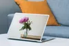 MuchoWow® Laptop Aufkleber Sticker Cover Rosa Pfingstrosen Produktbild-Vorschau 4