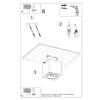 Deckenleuchte VALDE Beton 1xGU10 10W Beton 14x14x14cm Produktbild-Vorschau 5
