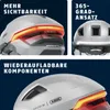 ABUS Fahrradhelm HYP-E B.LACE - mit Front-, Rück- und Produktbild-Vorschau 4