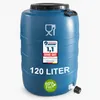Plasteo 120 L Weithalsfass Lebensmittelecht HDPE Produktbild-Vorschau 1
