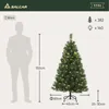 Salcar 150 cm Künstlicher Weihnachtsbaum mit Beleuchtung, 2 Produktbild-Vorschau 7