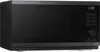 A studio shot of a black Samsung solo microwave. Produktbild-Vorschau