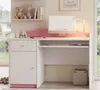 Scrivania per bambini rosa e bianca | Scrivania per bambine Anteprima dell’immagine prodotto 3