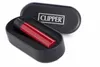 Clipper Metall Feuerzeug: Lava V2 (Schwarz Rot) Produktbild-Vorschau 2