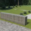vidaXL Mur de gabions avec couverture Acier galvanisé Voir les images du produit 9