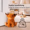 Türstopper Hochlandrind 1 kg  Highland Bulle Stoff Plüsch Produktbild-Vorschau 3