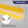 HOLZBRINK Weichsockelleiste selbstklebend PVC 32x23mm, 5 m Produktbild-Vorschau 2