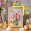 Türrahmen Deko Ostern, Osterdeko Türrahmen aus Holz, Produktbild-Vorschau 4