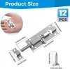 12 Stück Edelstahl Riegelschloss, Türriegel Klein 3 Inch, Produktbild-Vorschau 2