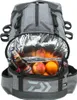 A gray DAIWA rucksack with its cooler compartment open, revealing fruit and bottles. Anteprima dell’immagine prodotto