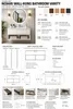 Maßzeichnung ORIGEN BATH NEBARI Badmöbel 100x40 cm Productafbeelding-voorbeeld