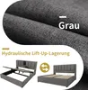 okwish Gestoffeerd bed 160x200, tweepersoonsbed met Productafbeelding-voorbeeld 5