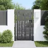 vidaXL Gartentor Schwarz 110 x 205 cm Pulverbeschichteter Produktbild-Vorschau 3